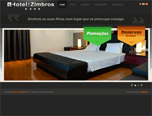 Tablet Screenshot of hotelzimbros.com
